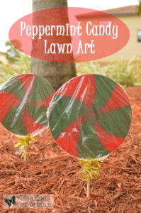 Peppermint Candy Lawn Art - The Kreative Life