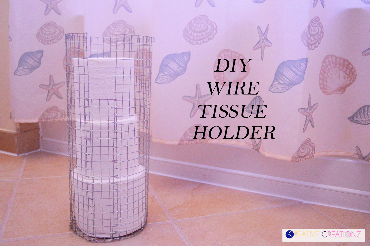 DIY Wire Tissue Holder