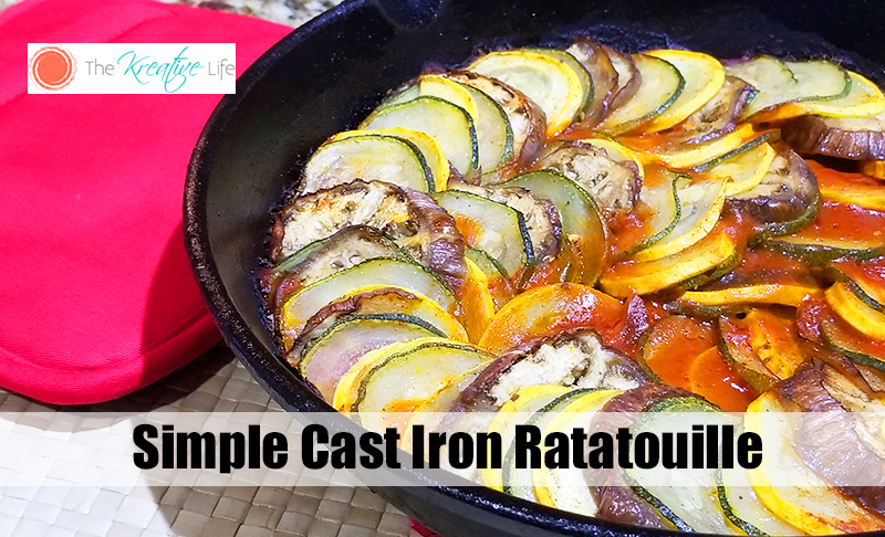 Cast Iron Ratatouille - The Kreative Life