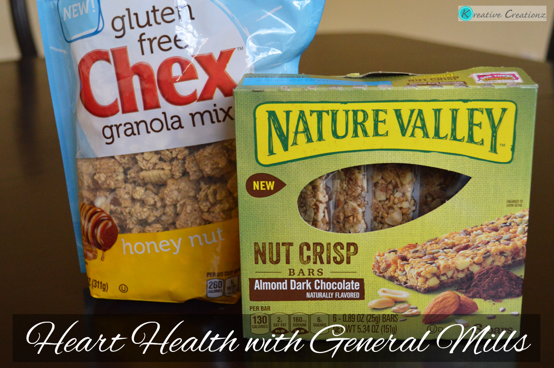 Gluten Free Chex™ Granola Mix and Nature Valley® Nut Crisp Bars Heart Healthy