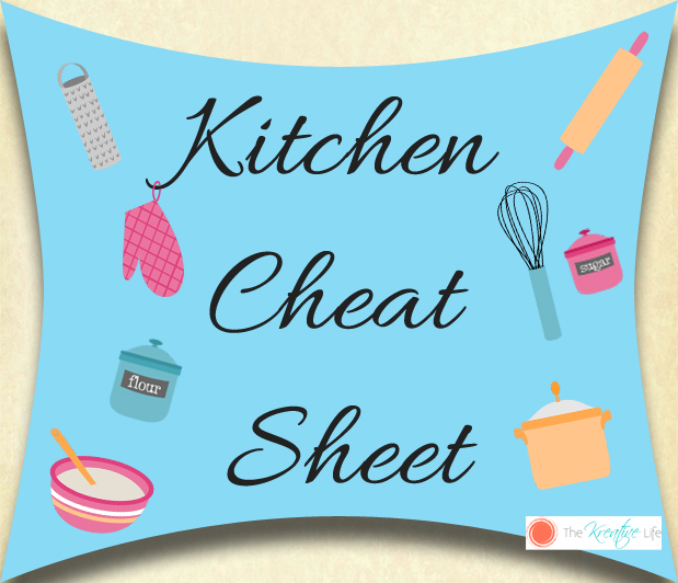 Kitchen Cheat Sheet Printable