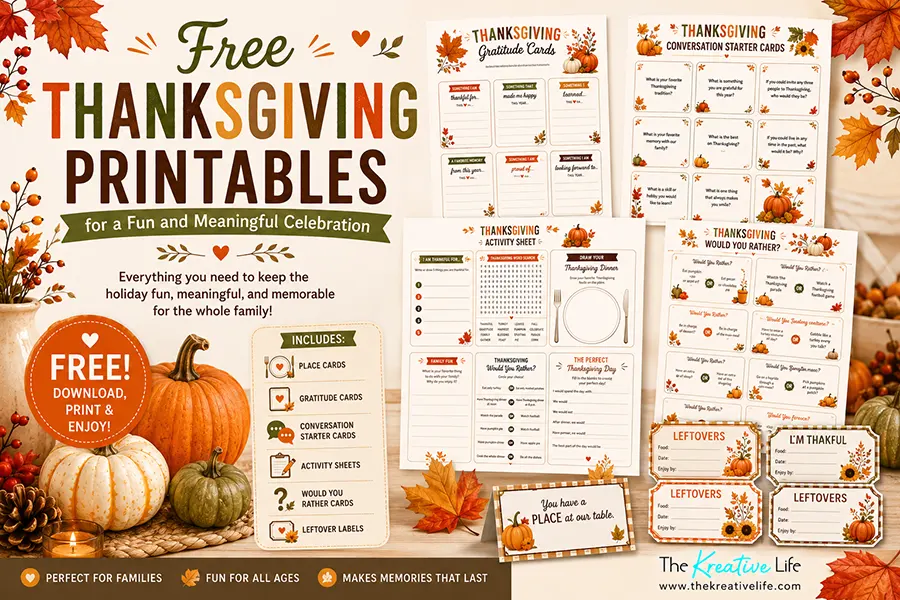 Thanksgiving Conversation Starter Cards
