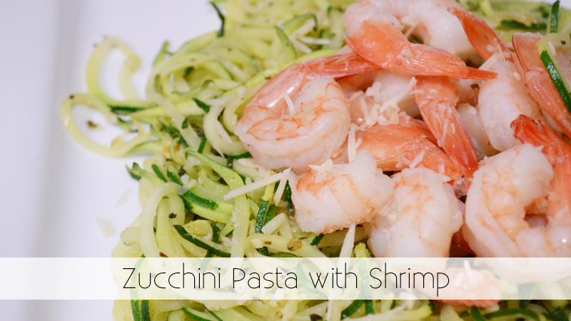 Zucchini Pasta with Shrimp - The Kreative Life