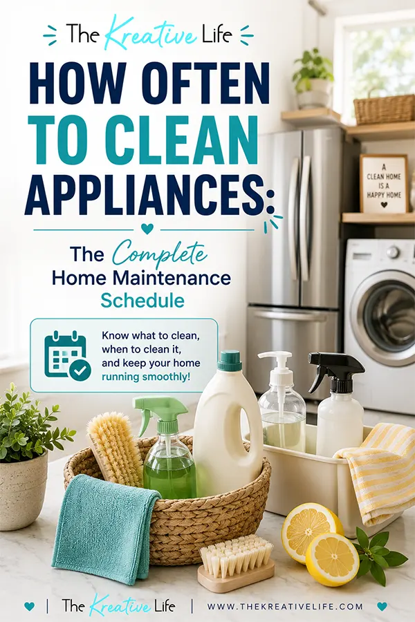 How Often to Clean Appliances